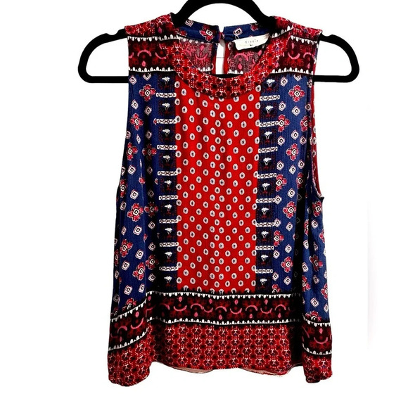 Size large elodie boho tank blouse in excellent like-new condition cropped - Picture 2 of 3